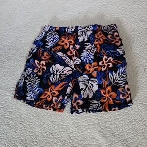 Sand N Sun tropical Hawaiian print mens swimming trunks